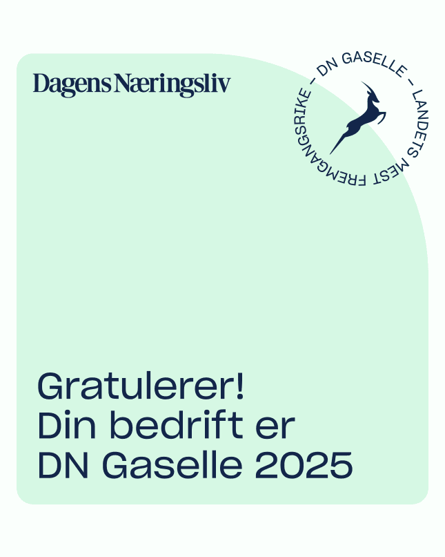 SustEvo nommé Gazelle 2025 par Dagens Næringsliv